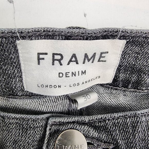 Frame Denim Jeans Mens 30 L'Homme Slim Straight Fit Gray (30x33) - Picture 5 of 13